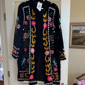 Angel Heart Boutique black velvet duster